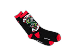 Riverdale South Side Serpents Crew Socks - Mens Black Casual Tube Socks - 1 Pair
