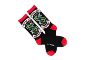 Riverdale South Side Serpents Crew Socks - Mens Black Casual Tube Socks - 1 Pair