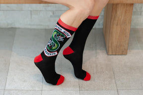 Riverdale South Side Serpents Crew Socks - Mens Black Casual Tube Socks - 1 Pair