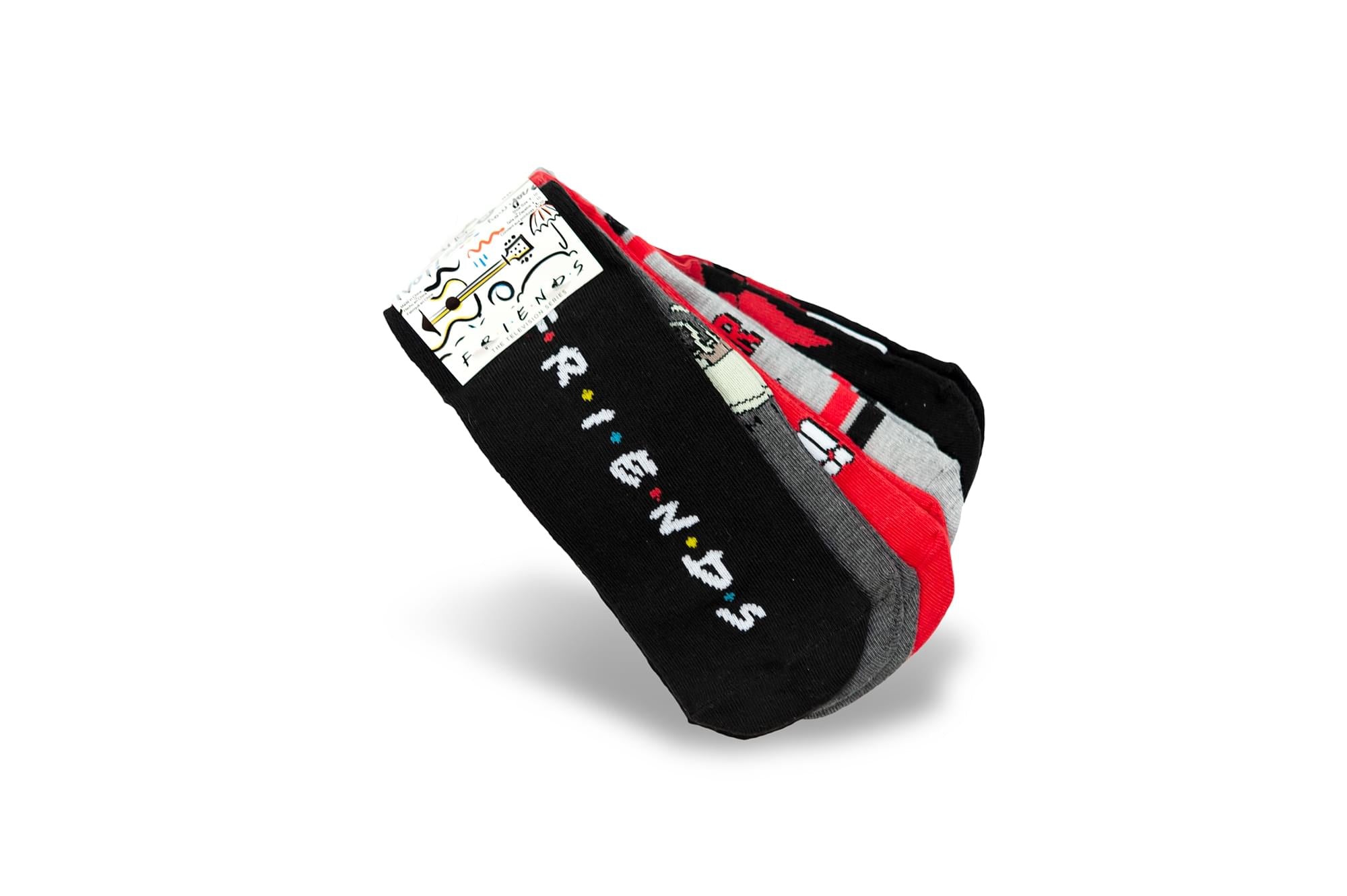 Friends TV Series Themed Quotes Novelty Ankle Socks for Men & Women - 5 Pairs