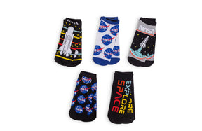 NASA Novelty Low-Cut Unisex Ankle Socks | 5 Pairs