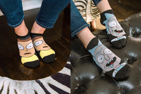 Rick and Morty Novelty Low-Cut Unisex Ankle Socks | 5 Pairs