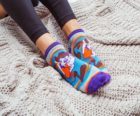 Space Jam Unisex Low-Cut Ankle Socks | 5 Pairs | Size 4-10