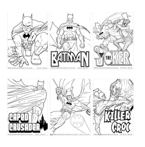 DC Batman Activity Egg Craft Kit | Coloring Pages | Stickers | Markers | Crayons