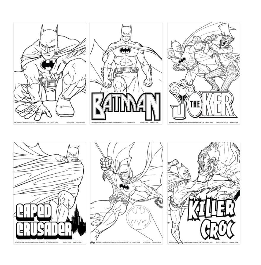 Batman Coloring Books for Kids Ages 4-8 - Bundle with Batman Mess-Free  Imagine Ink Coloring Book Plus Batman Play Pack with Coloring Pages,  Stickers