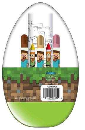 Minecraft Activity Egg Craft Kit | Coloring Pages | Stickers | Markers | Crayons