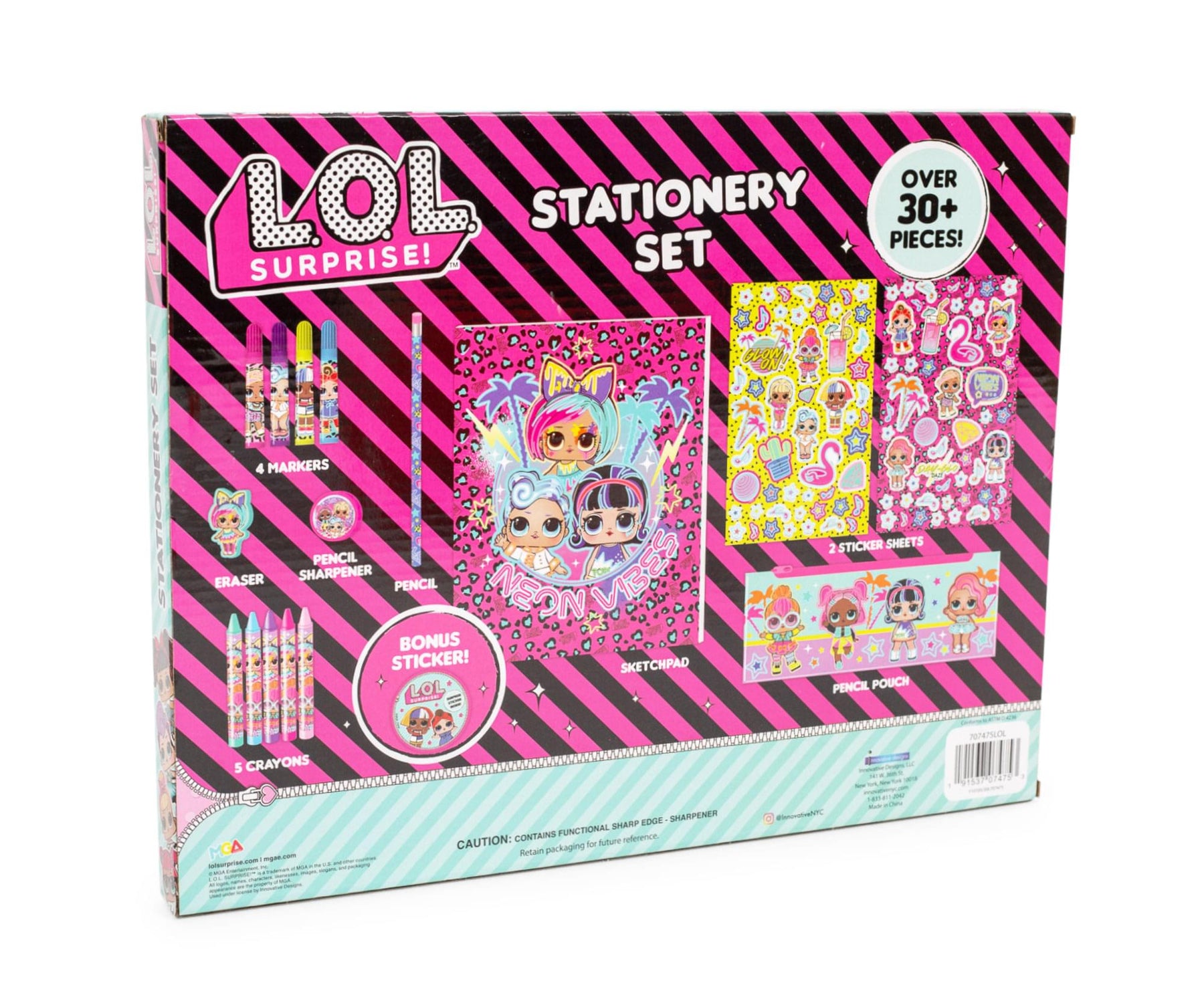 LOL OMG 30 Piece Stationery Set | Over 30+ Pieces