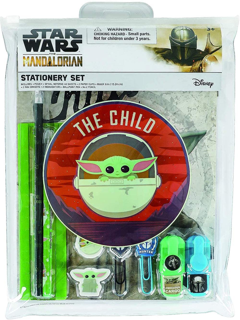 Star Wars The Mandalorian The Child Stationery Set