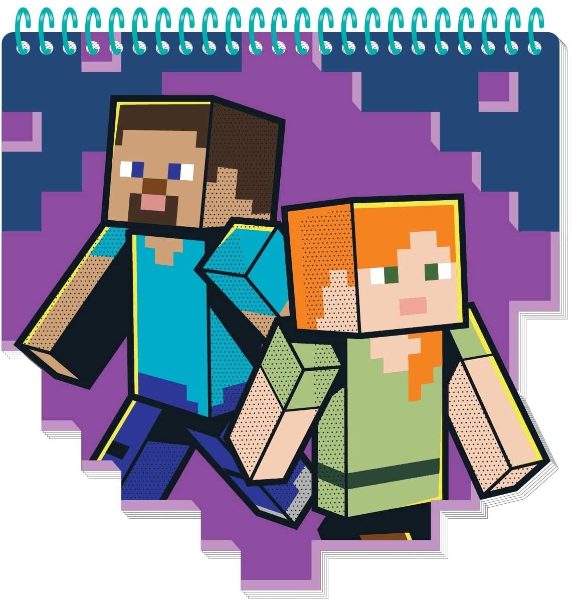 Minecraft Kids Coloring Art Set | Stickers & Stampers