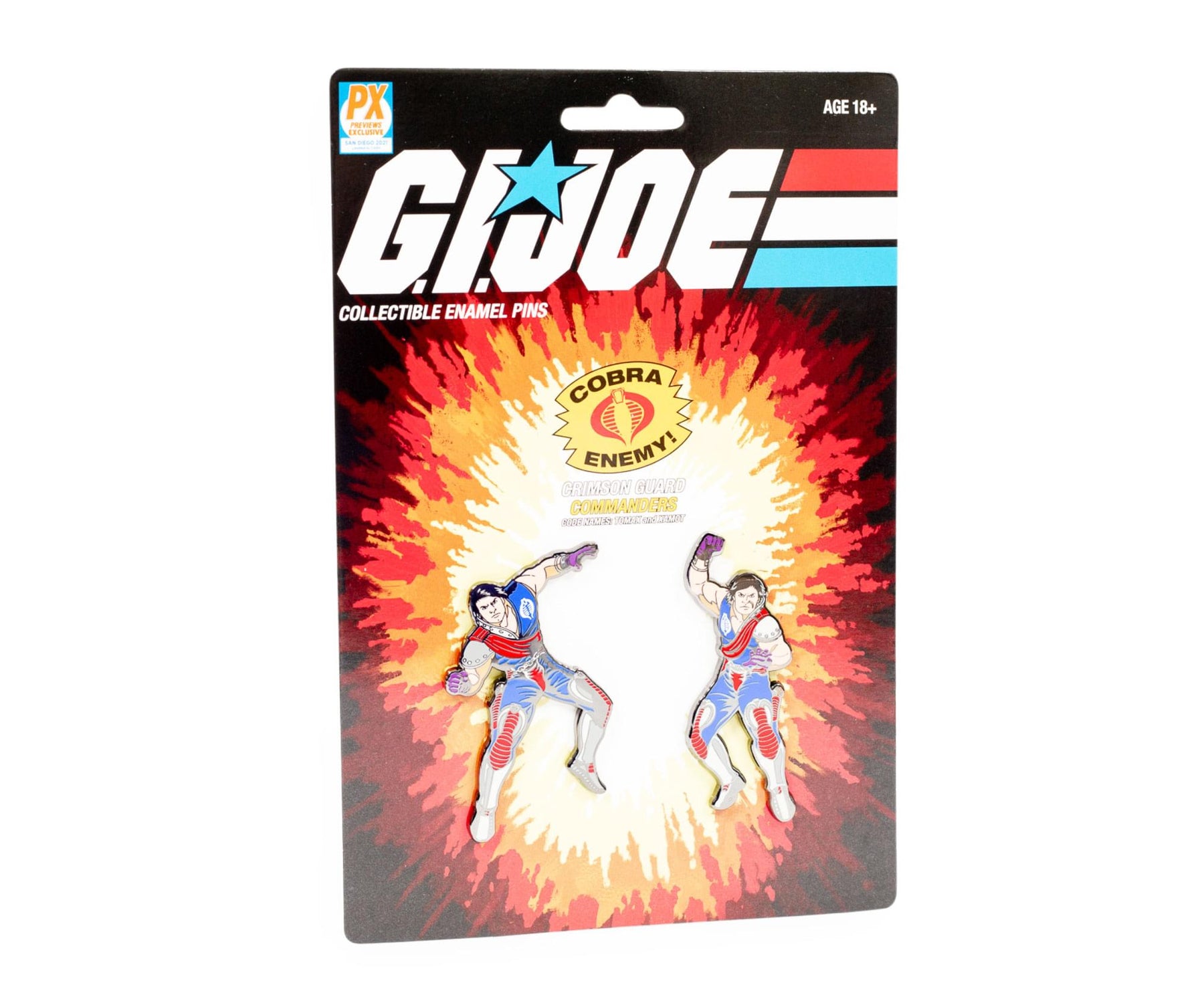 GI Joe Tomax & Xamot Enamel Pin Set