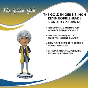 The Golden Girls 8 Inch Resin Bobblehead | Dorothy Zbornak