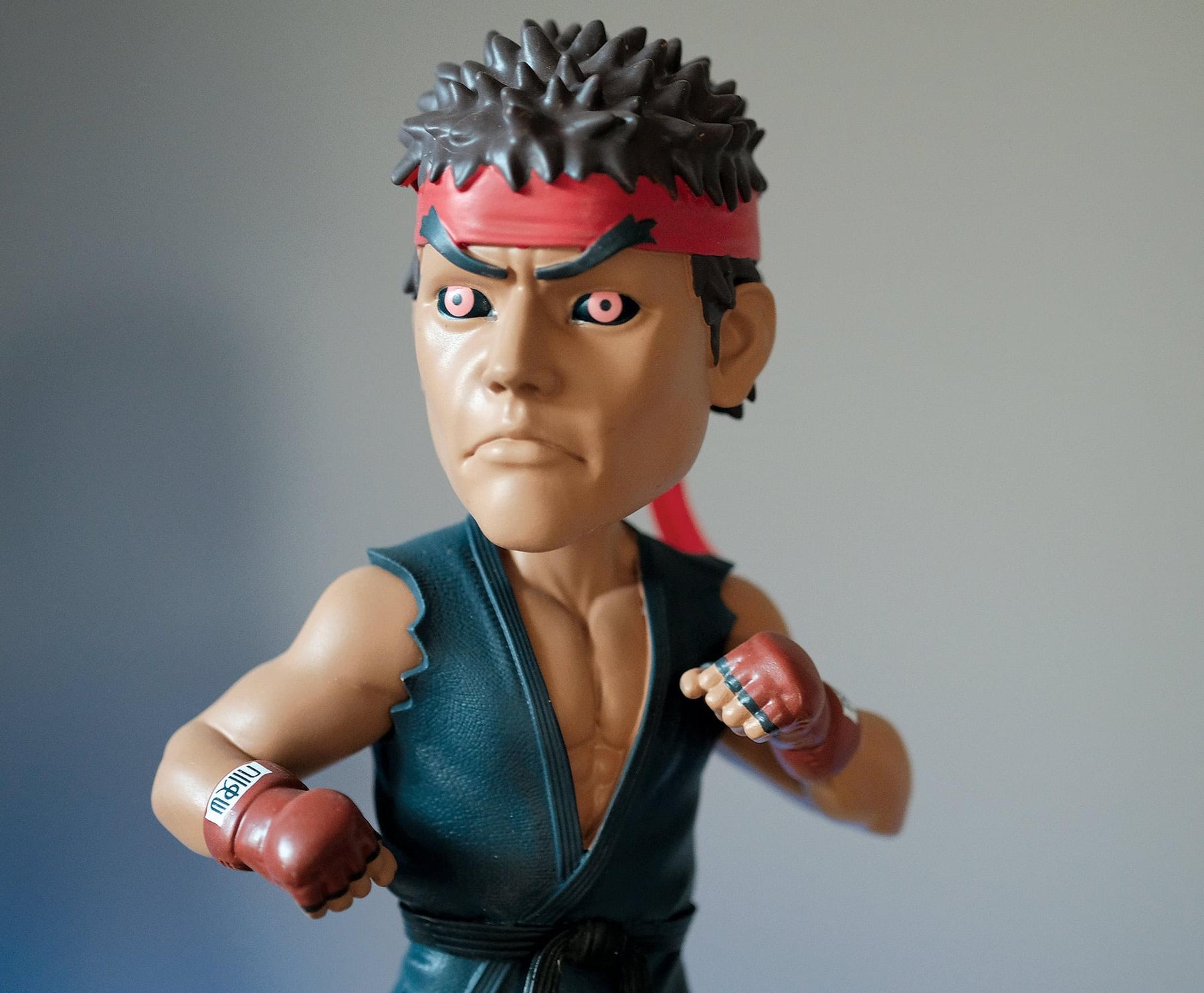 Street Fighter Evil Ryu 8-Inch Resin Bobblehead Figure | Toynk Exclusive