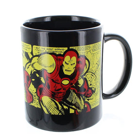 Marvel The Invincible Iron Man Comic Wrap 11 oz Ceramic Mug