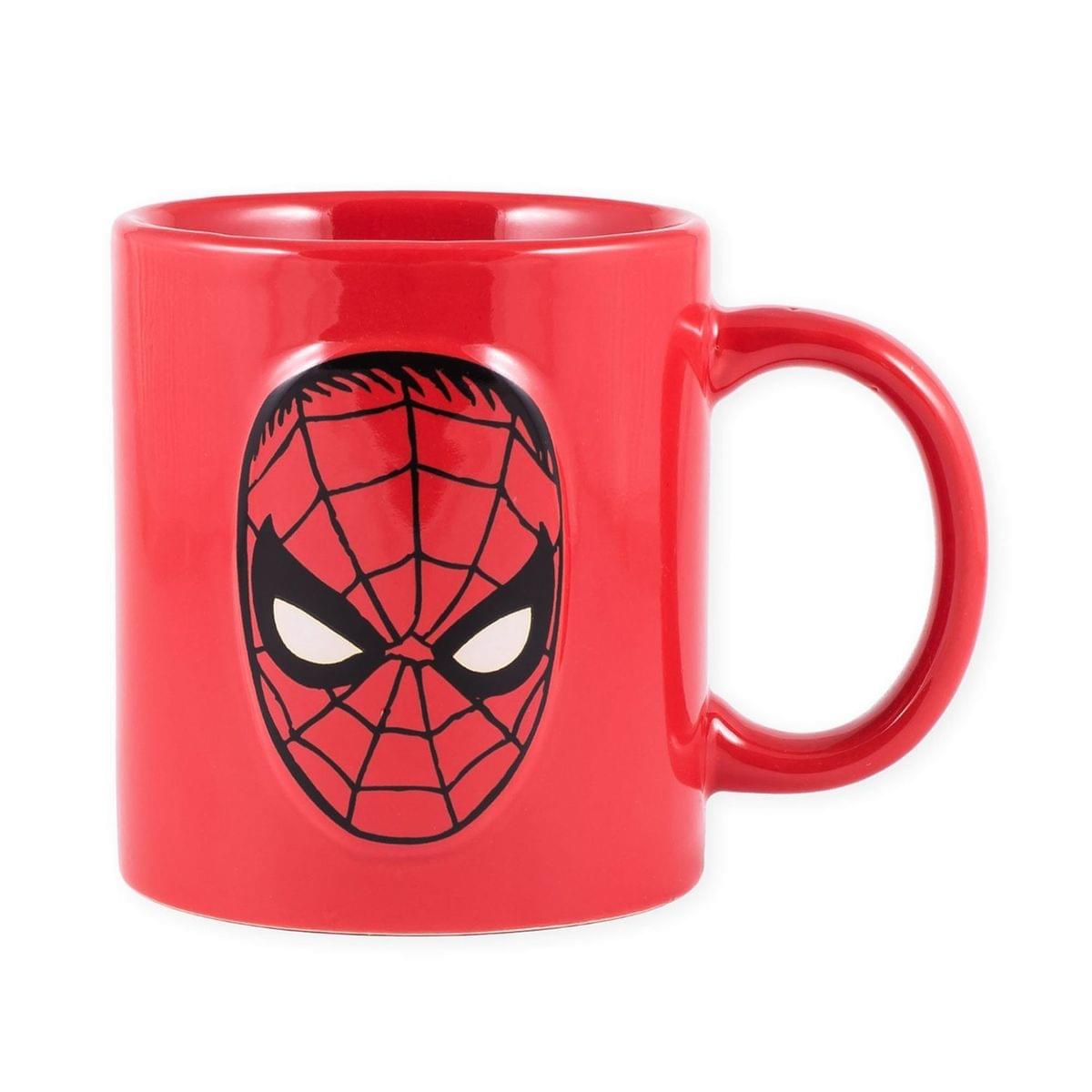 Marvel Spider-Man Embossed Face 20 oz Ceramic Mug