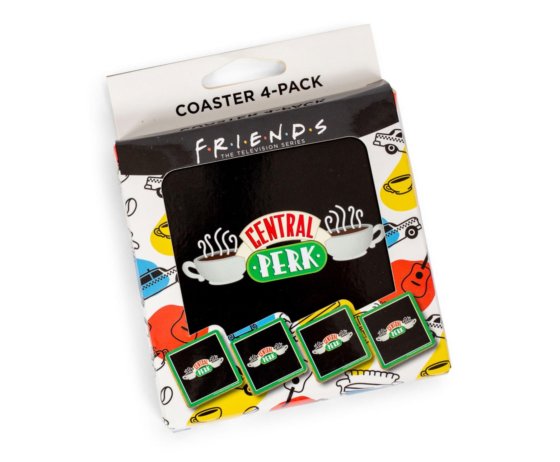 Friends Central Perk Logo Cork Coasters | Set of 4