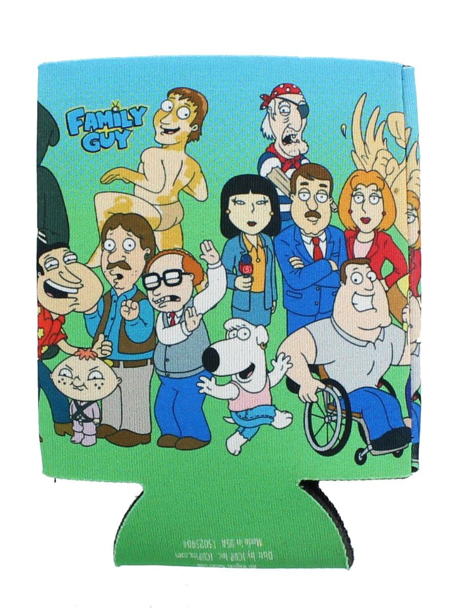 Family Guy Group Cast Can Cooler