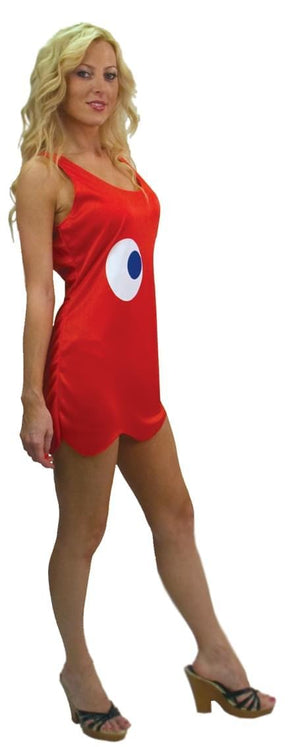 Pac-Man "Blinky" Red Deluxe Costume Tank Dress Adult/Teen Standard