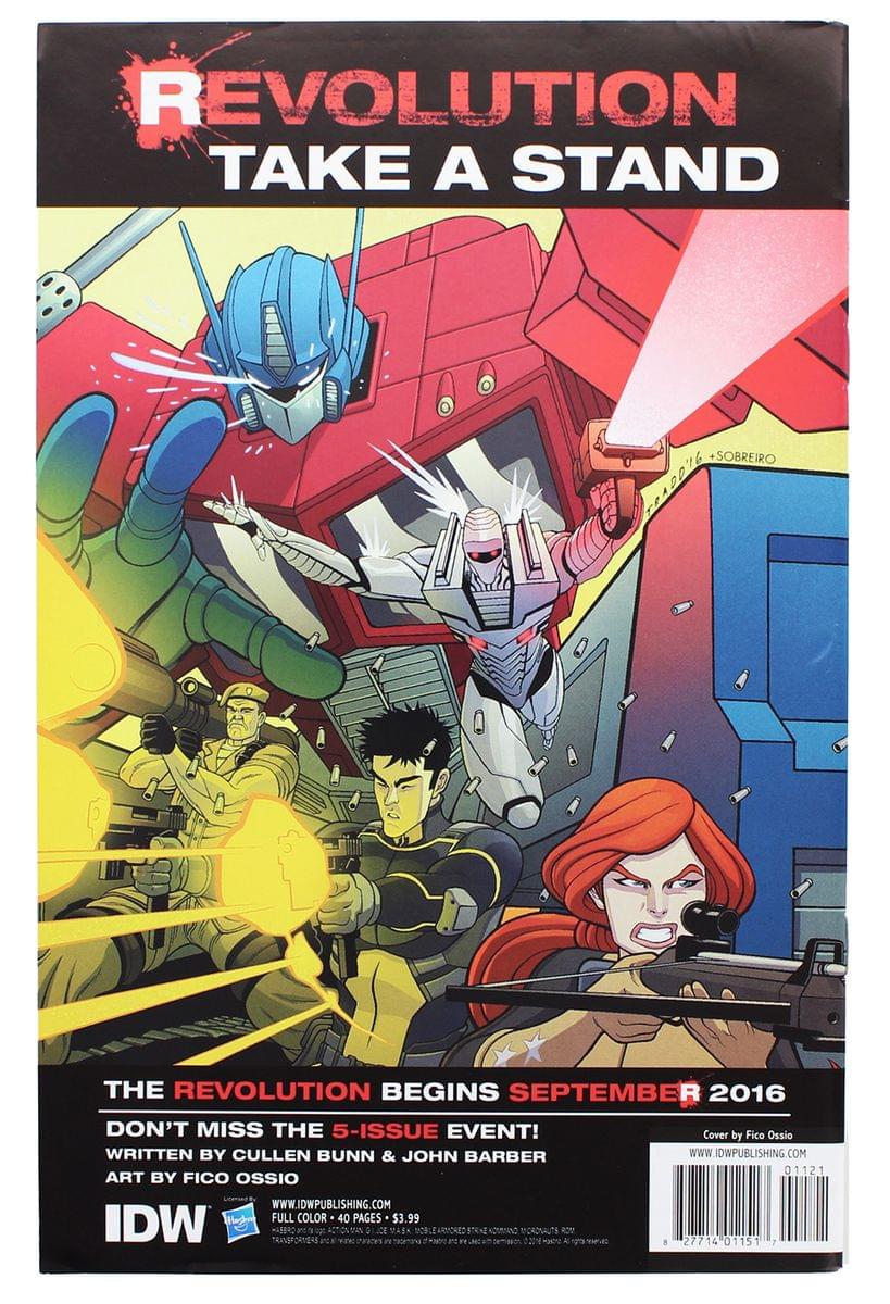 IDW Revolution Issue #1 (NYCC Exclusive Cover)
