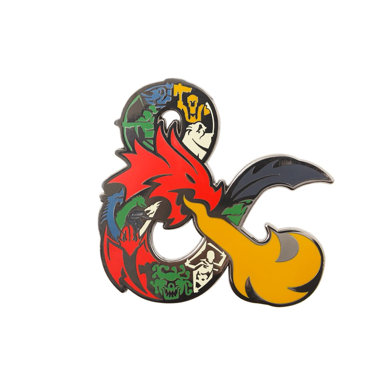 Dungeons & Dragons Ampersand Logo 2.25 Inch Enamel Mega Pin