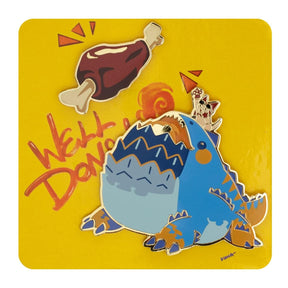 Monster Hunter World Dodogama Well Done! Collector Pin 2-Pack