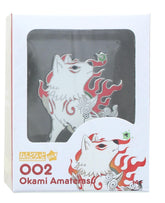 Okami Amaterasu 2 Inch Enamel Nendoroid Pin