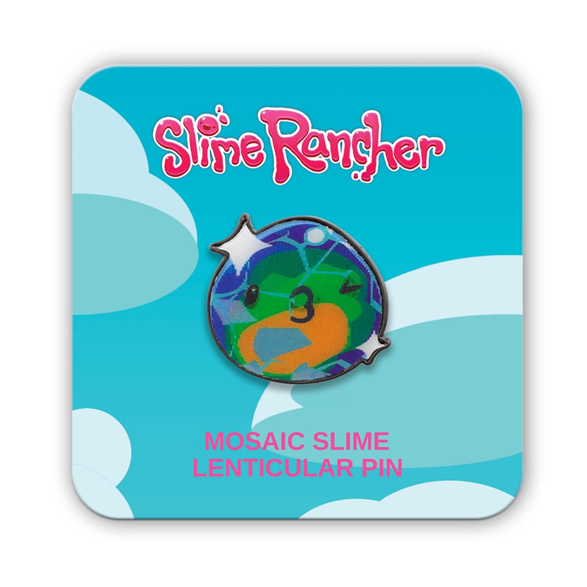 Slime Rancher 1 Inch Lenticular Collector Pin | Mosaic Slime