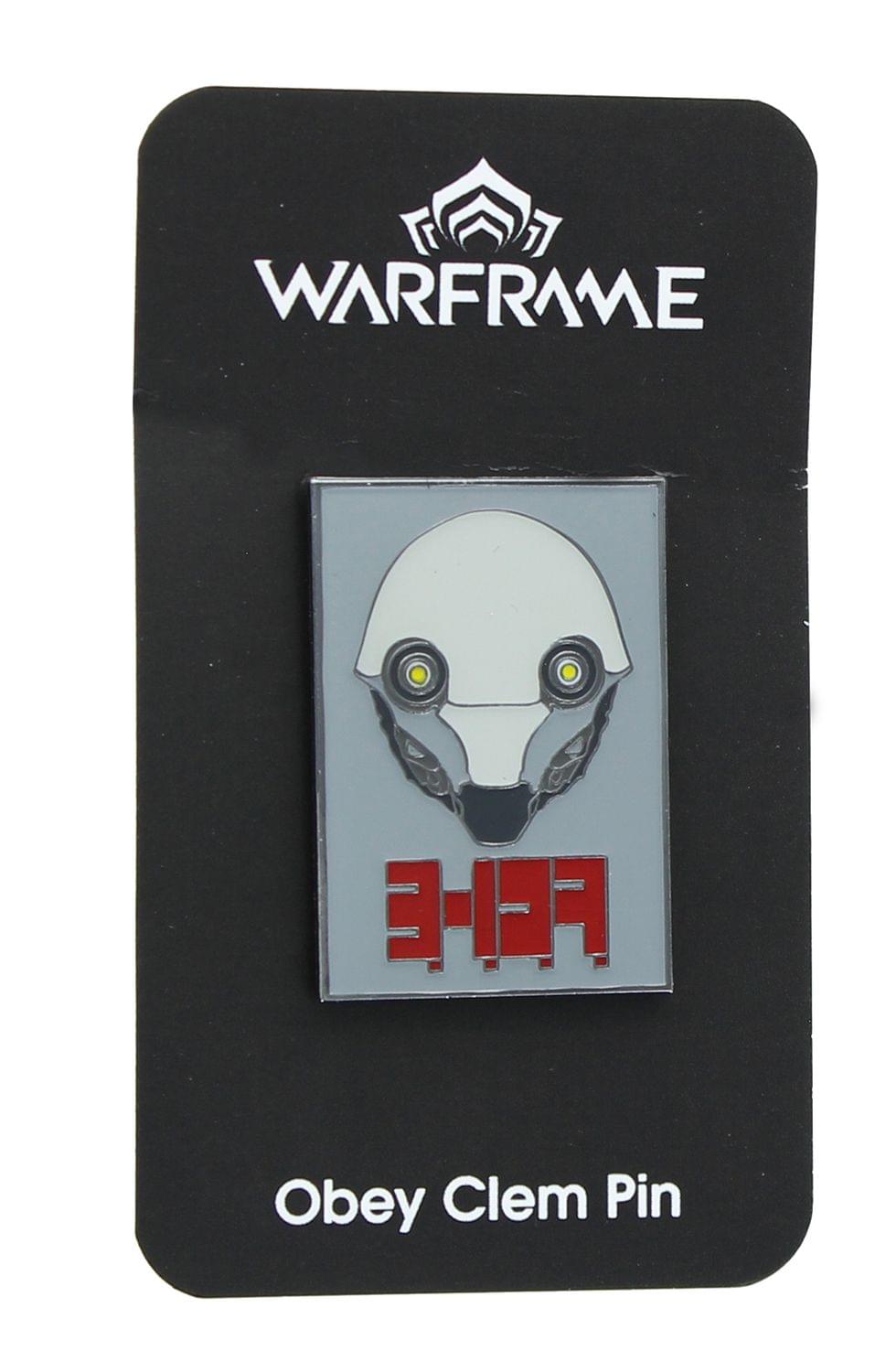 Warframe Obey Clem Enamel Collector Pin
