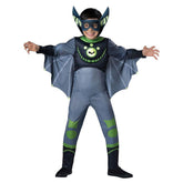 Wild Kratts Child Muscle Chest Costume Green Chris Kratt Bat