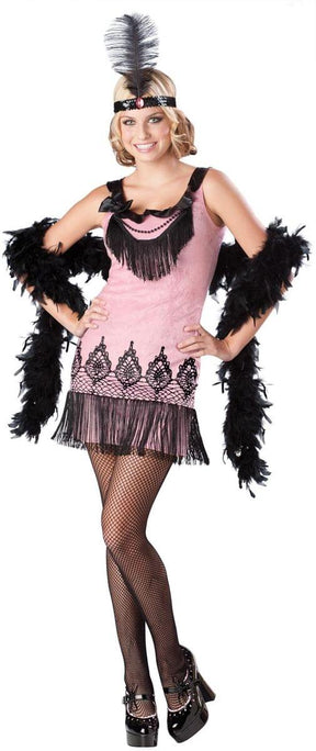 Flirty Flapper Costume Dress Teen