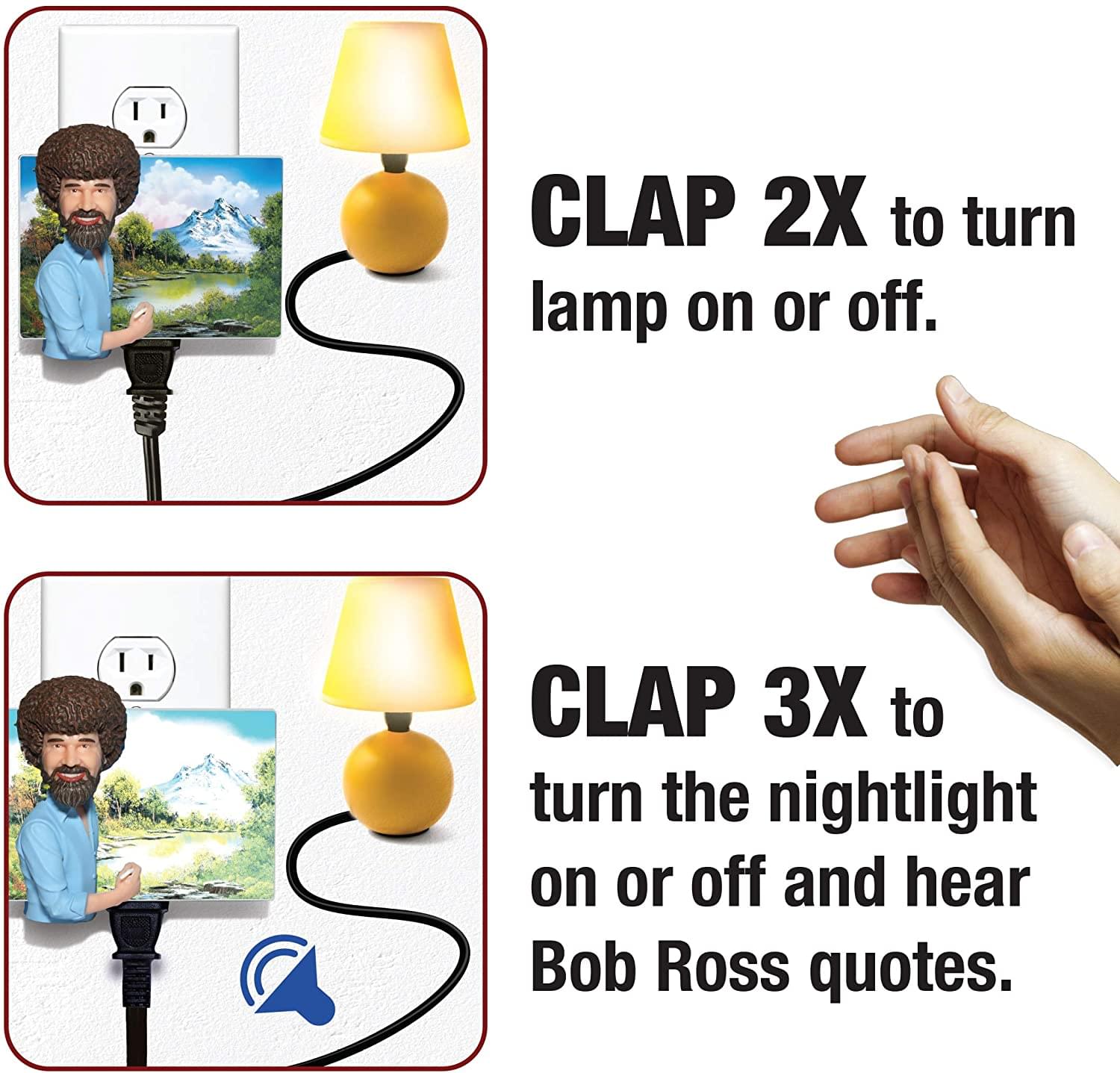 The Clapper sound activate on/off switch for Lamps, Lights and Appliances