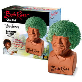 Bob Ross Chia Pet & Happy Trees Mug Gift Set