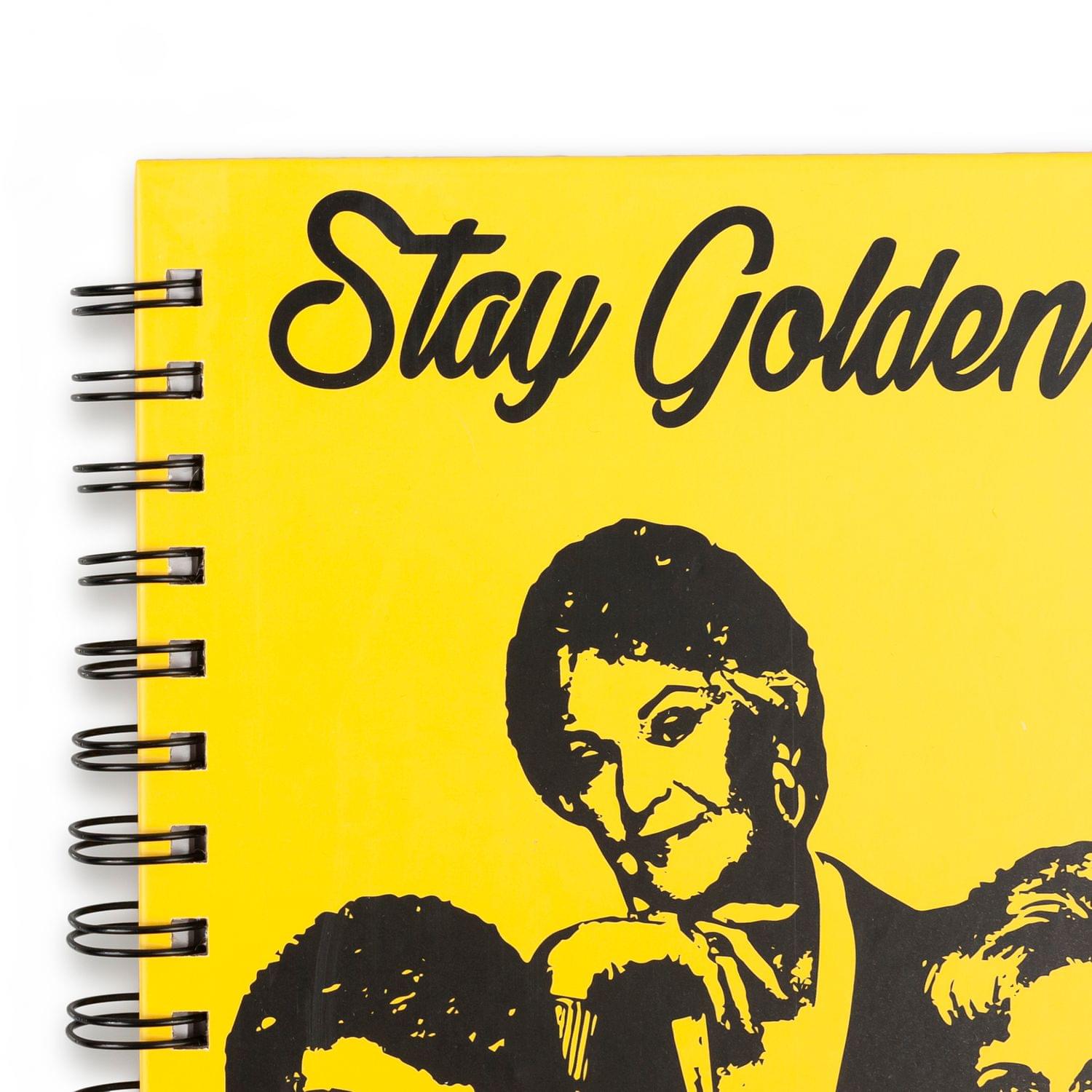 Golden Girls "Stay Golden" Spiral Notebook | Officially Licensed ABC Merch