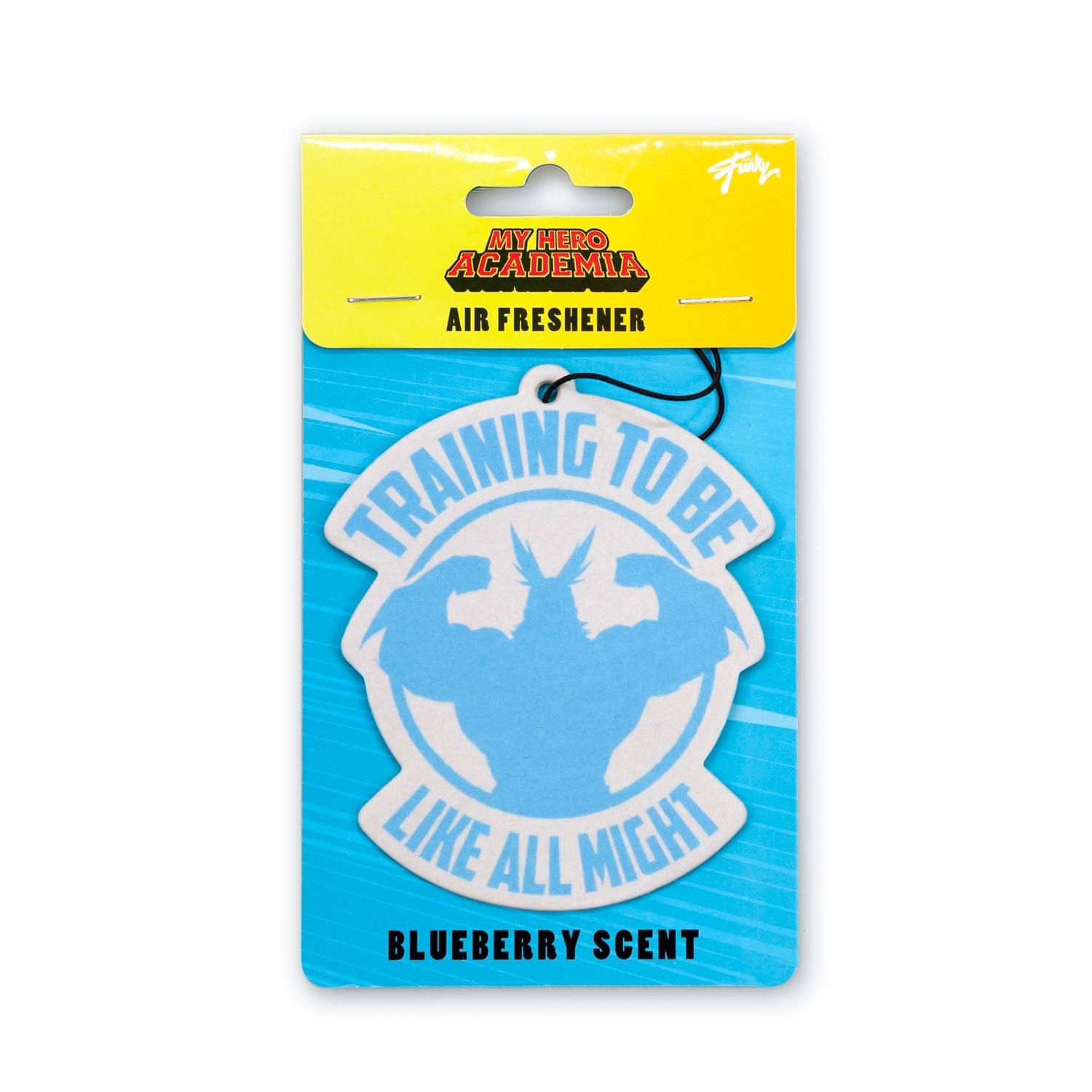 OFFICIAL My Hero Academia Air Freshener | Features All Might | Blueberry Scented