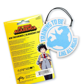 OFFICIAL My Hero Academia Air Freshener | Features All Might | Blueberry Scented