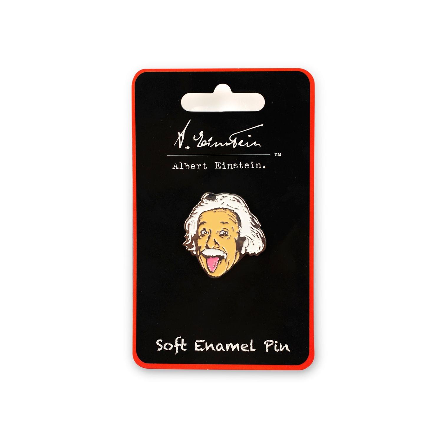 Albert Einstein Soft Enamel Collector Pin | Free Shipping