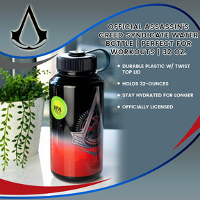 OFFICIAL Assassin's Creed Syndicate Water Bottle | Perfect for Workouts | 32 oz.