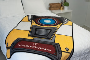 Borderlands Claptrap Fleece Throw Blanket - 45 x 60-Inches