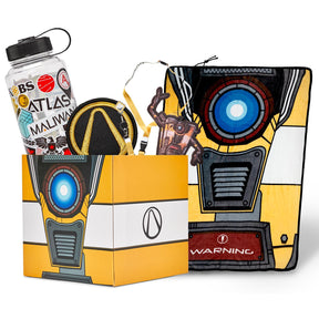 Borderlands LookSee Mystery Gift Box #1 | Claptrap Blanket | Lanyard | Water Bottle | More