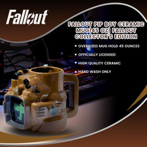 Fallout Pip Boy Ceramic Mug|45 OZ| Fallout Collector’s Edition