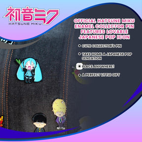 OFFICIAL Hatsune Miku Enamel Collector Pin | Features Lovable Japanese Pop Icon
