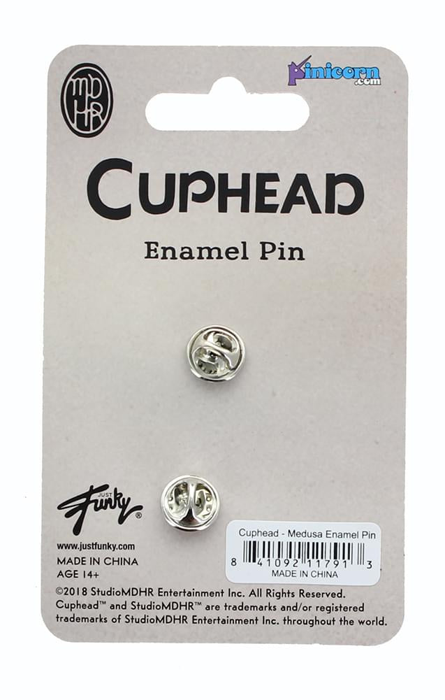 Cuphead Collectibles| Exclusive Cuphead Medusa Enamel Collector Pin