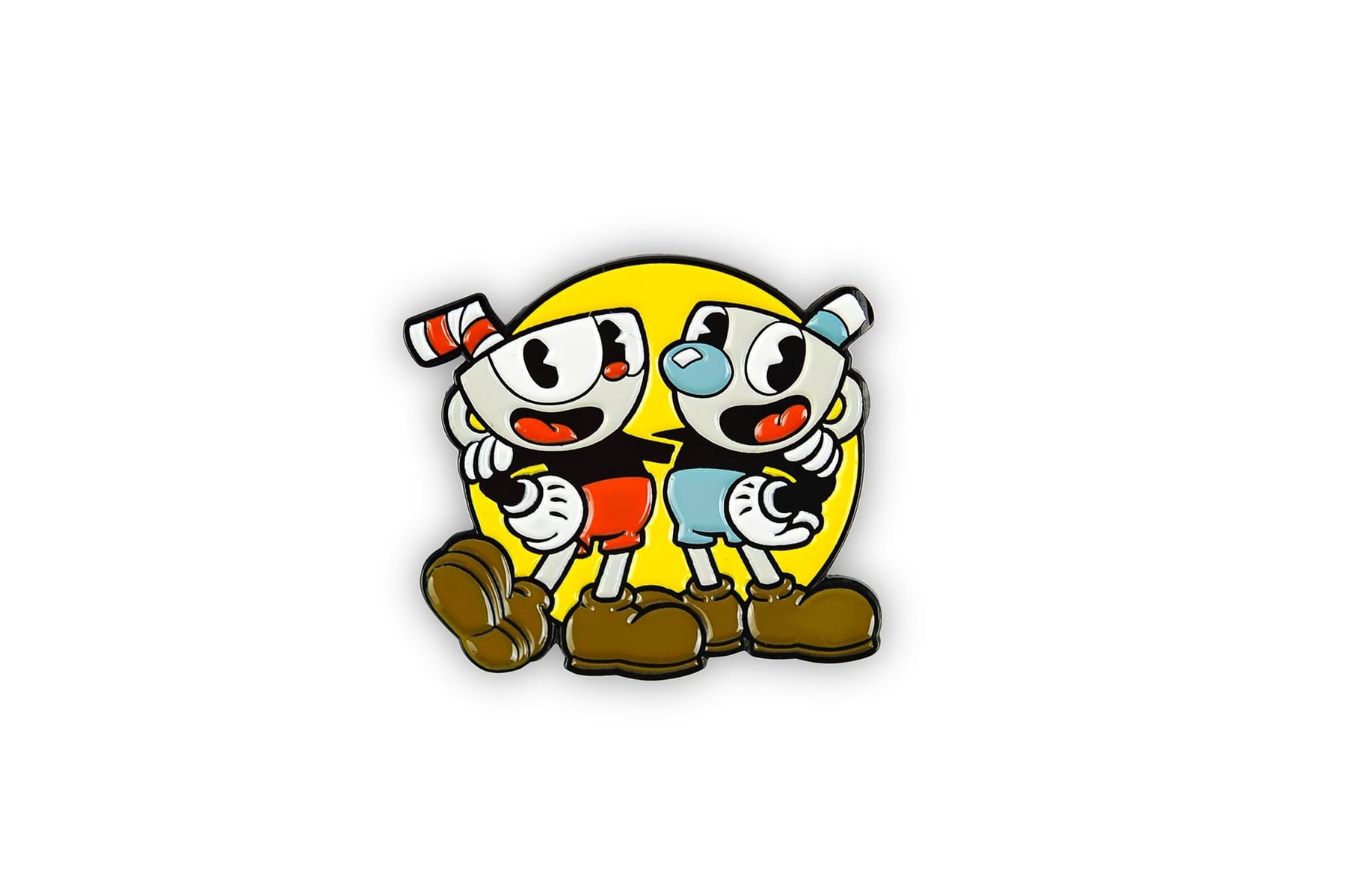 Cuphead & Mugman Pin | Official Cuphead Collectible Pin | Measures 2 Inches