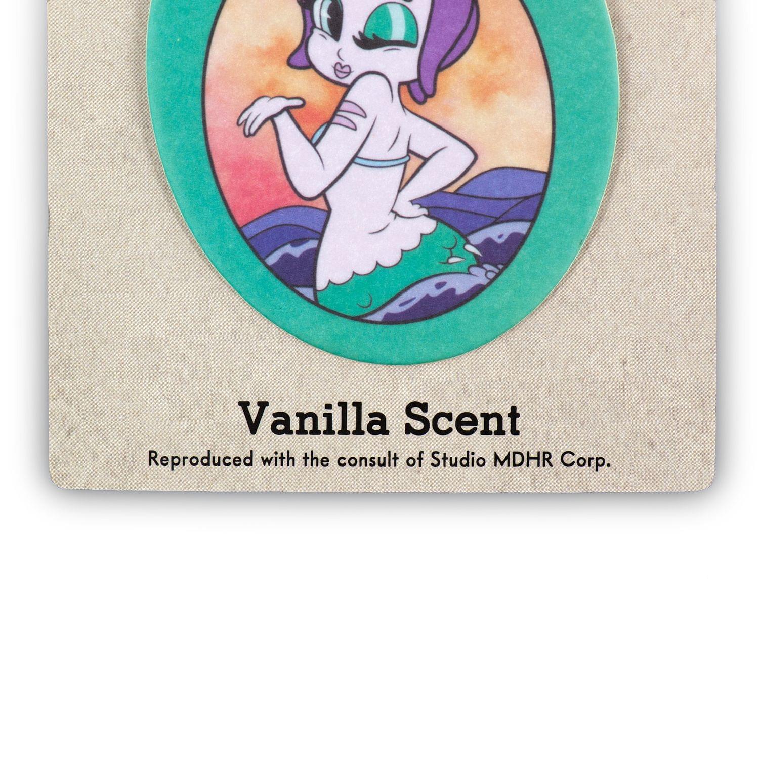 Cuphead Cala Maria Mermaid Boss Hanging Air Freshener, Vanilla Scent