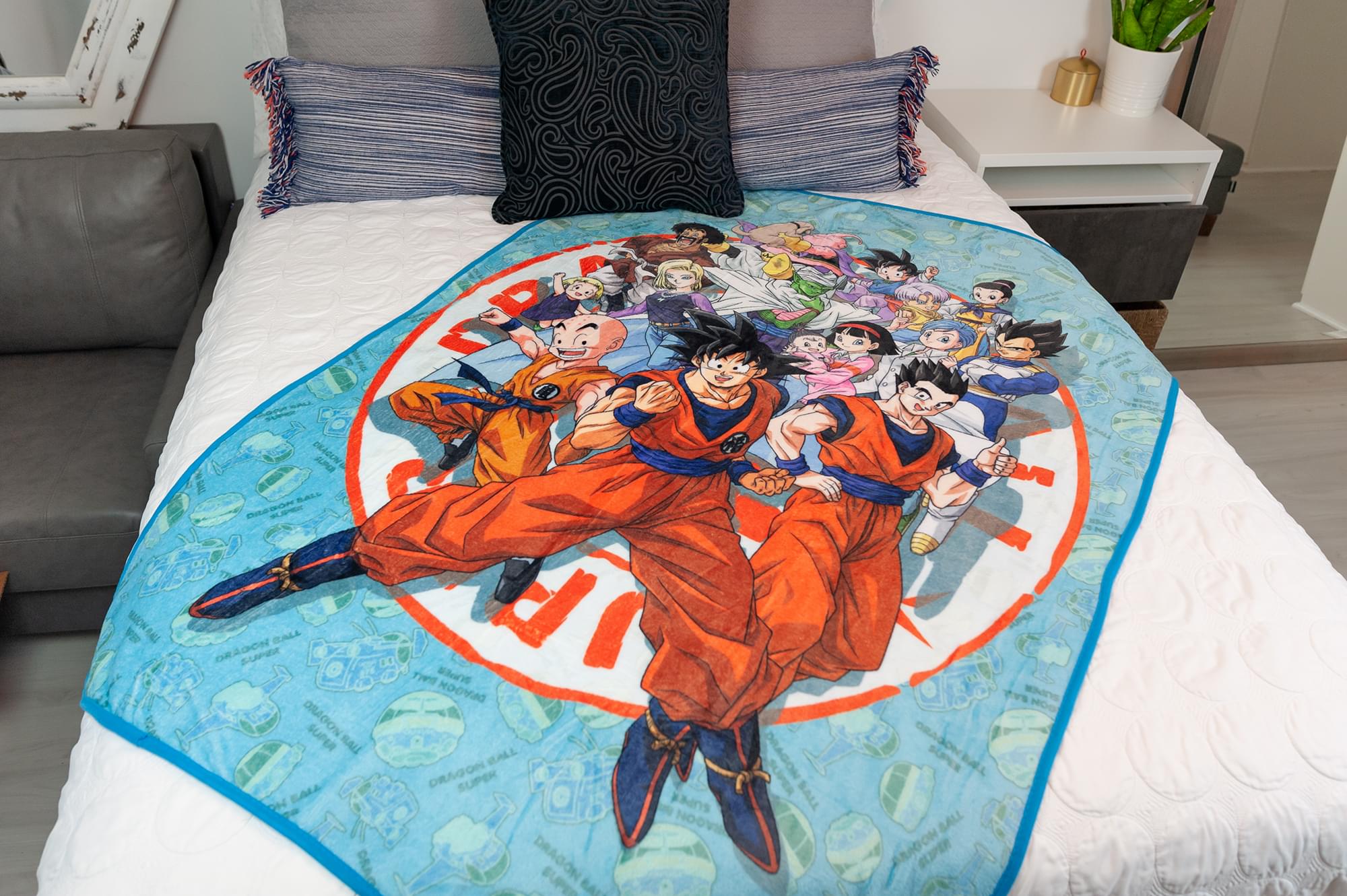 Dragon Ball Super Heroes 45x60 Inch Fleece Throw Blanket