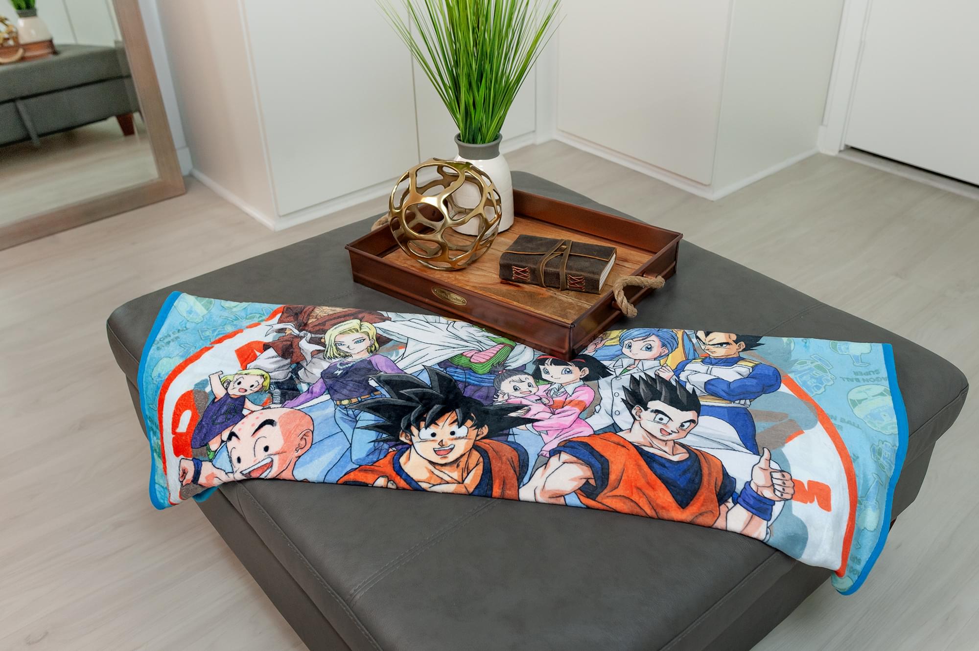 Dragon Ball Super Heroes 45x60 Inch Fleece Throw Blanket