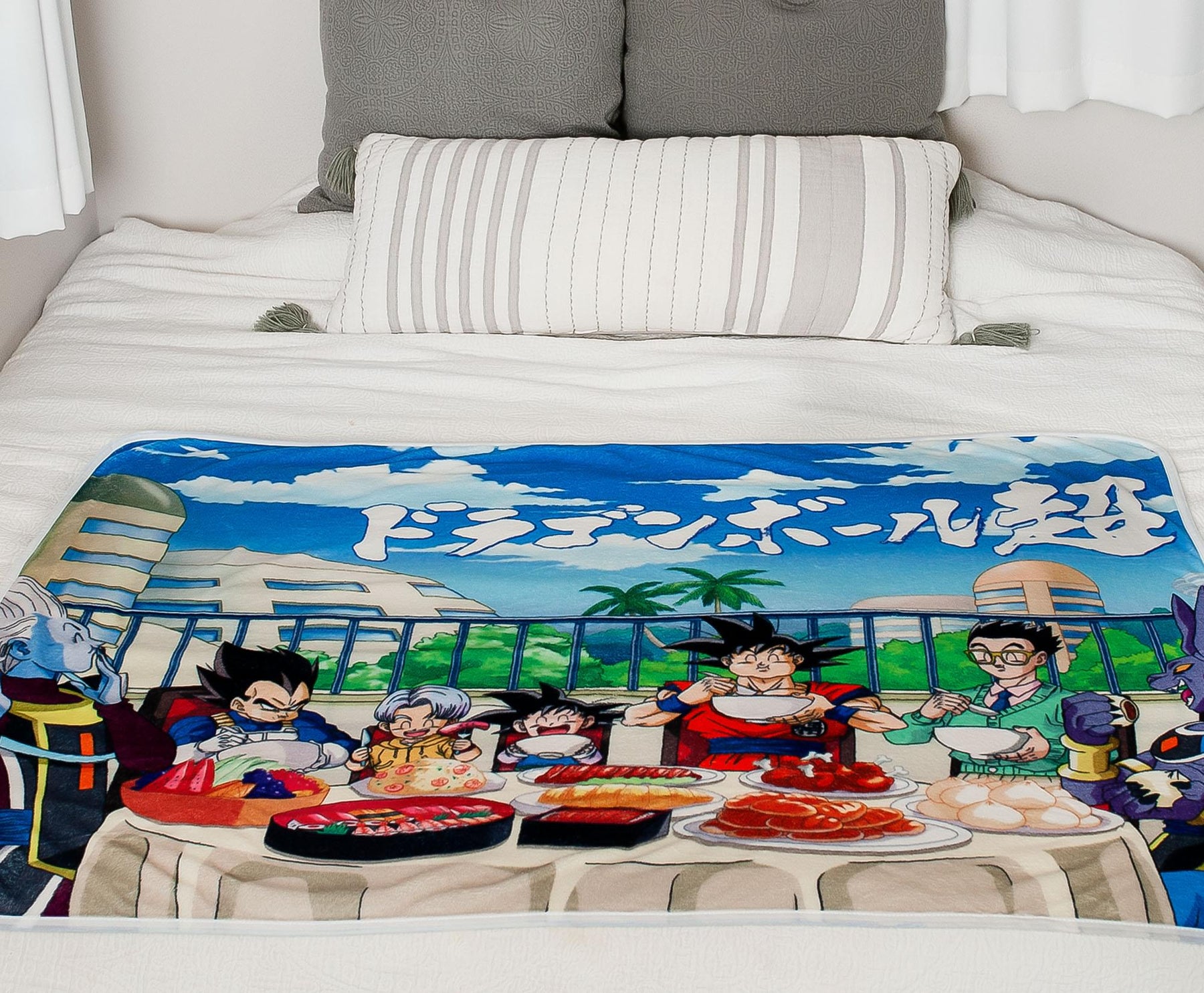 Dragon Ball Super Feast Plush Throw Blanket | 45 x 60 Inches