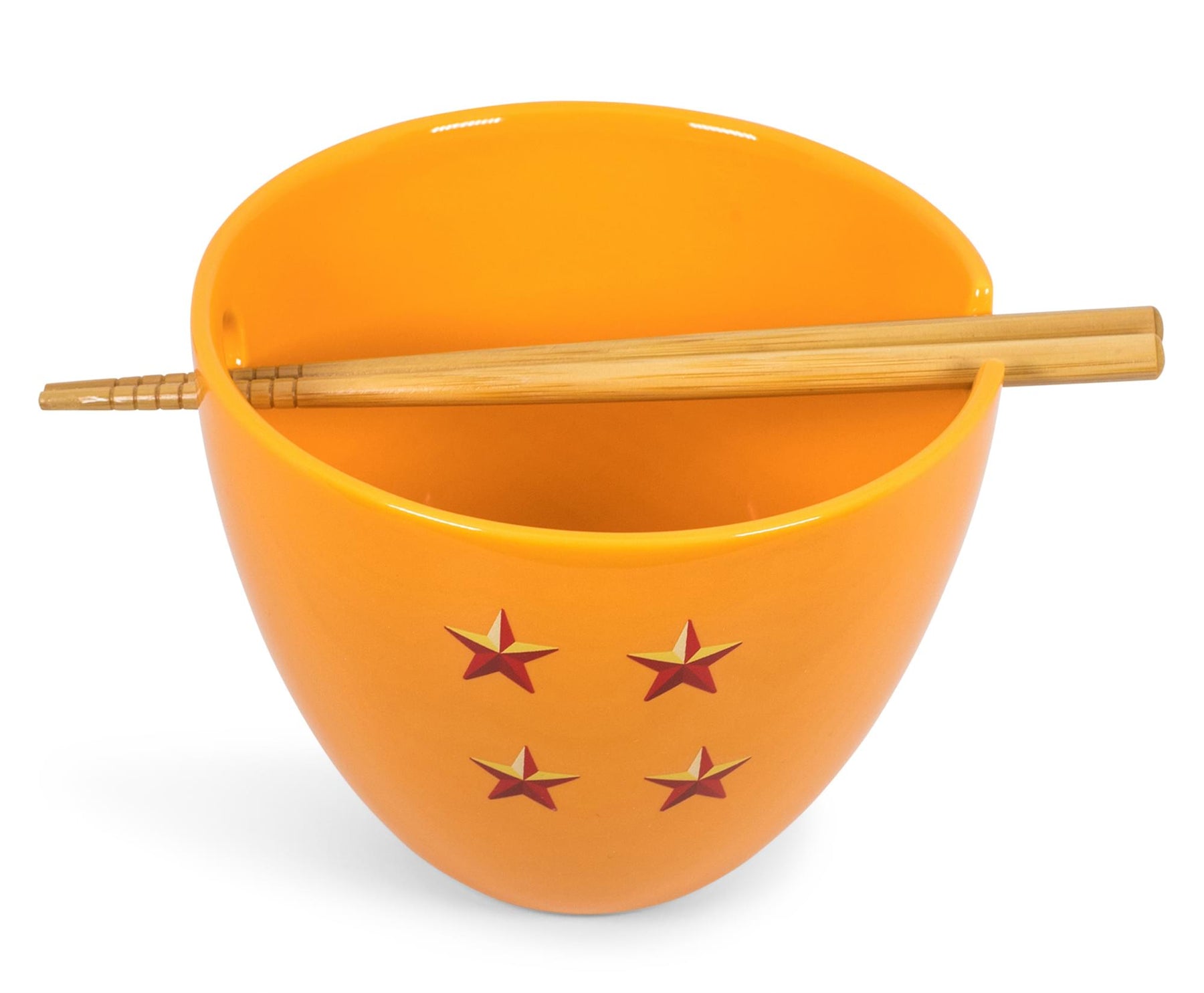 Dragon Ball Z 4-Star Ball Ceramic Noodle Bowl & Chopsticks Set | 16 Ounce Dish