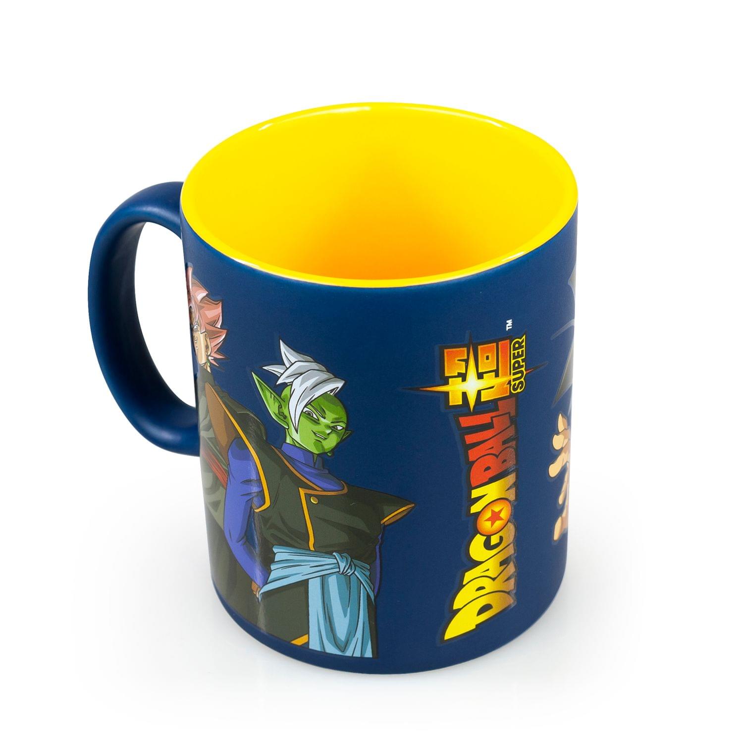 Dragon Ball Super Saiyans Vs. Goku Black & Zamasu Ceramic Mug | Holds 16 Ounces