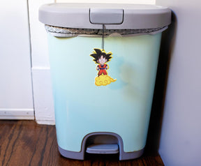 Dragon Ball Z Chibi Goku on Nimbus Air Freshener | Citrus Scent