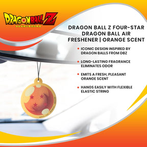 Dragon Ball Z Four-Star Dragon Ball Air Freshener | Orange Scent